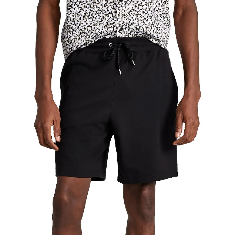 British Style Mens French Terry Pull On Casual Shorts