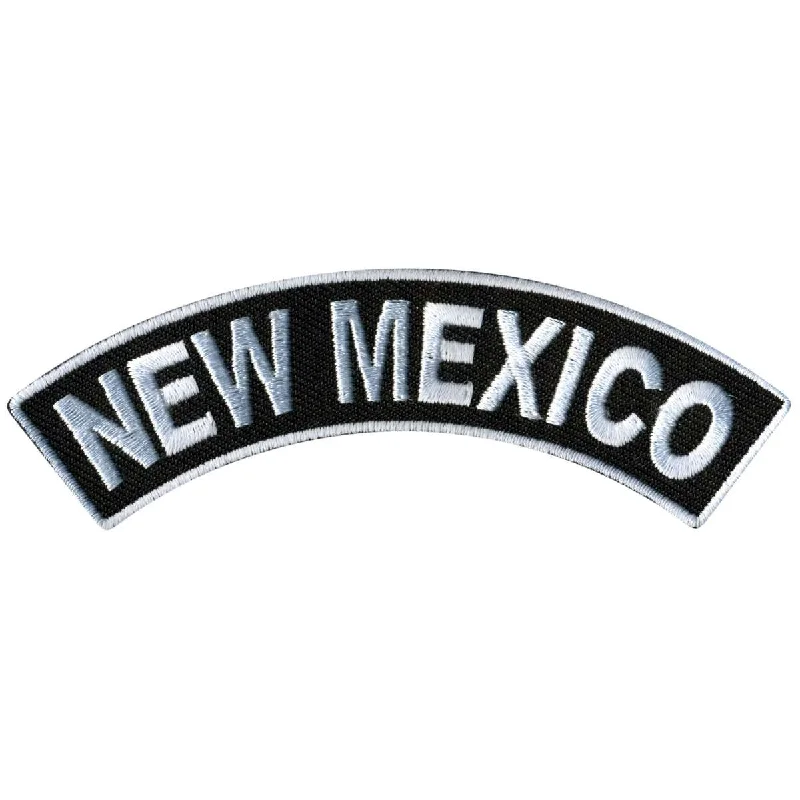 Cozy Lifestyle Hot Leathers New Mexico  4” X 1” Top Rocker Patch PPM4062