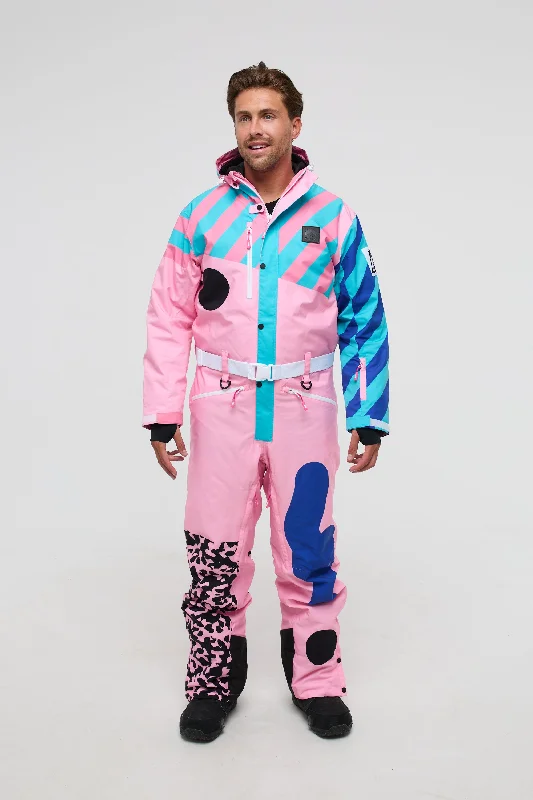 Versatile Outfits Penfold In Pink Ski Suit - Men's