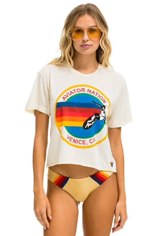 Low-key Luxury SIGNATURE BOYFRIEND TEE - VINTAGE WHITE