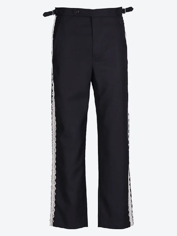 Comfortable And Versatile Lacework side buckle pants