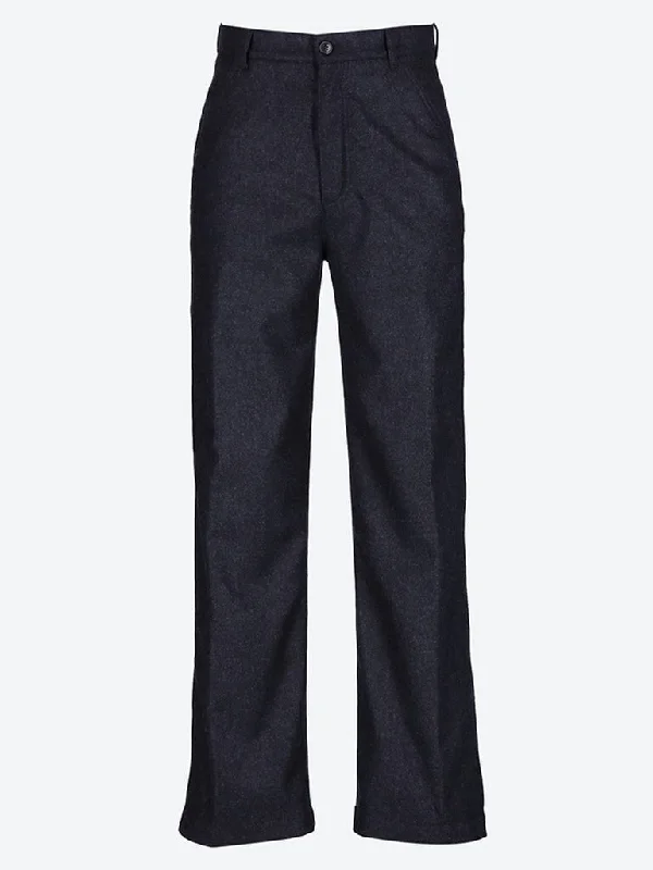 Windbreaker fashion Loose fit wide leg carpenter pants
