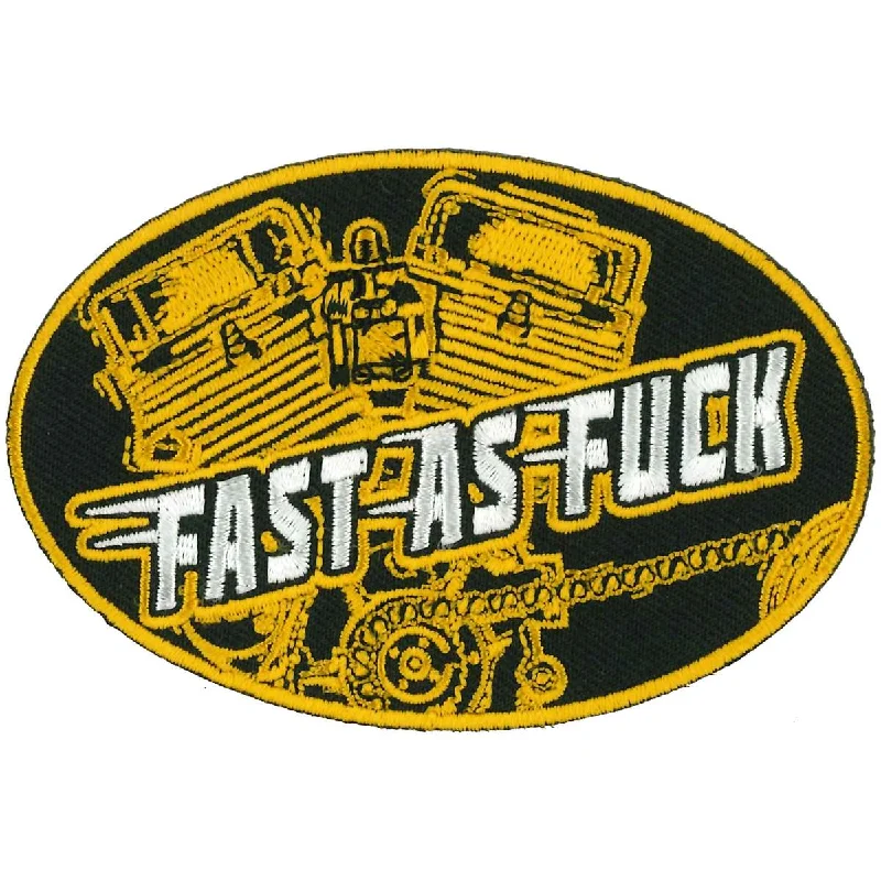 Personalized Outfit Hot Leathers Fast As Fuck 4" X 2" Patch PPL9987