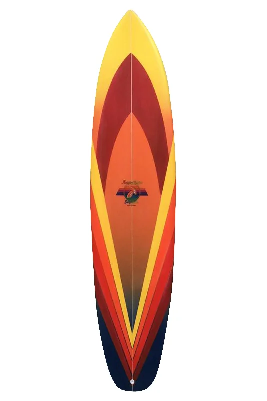 Cozy Street Style AVIATOR NATION V-MACHINE SURFBOARD - RED