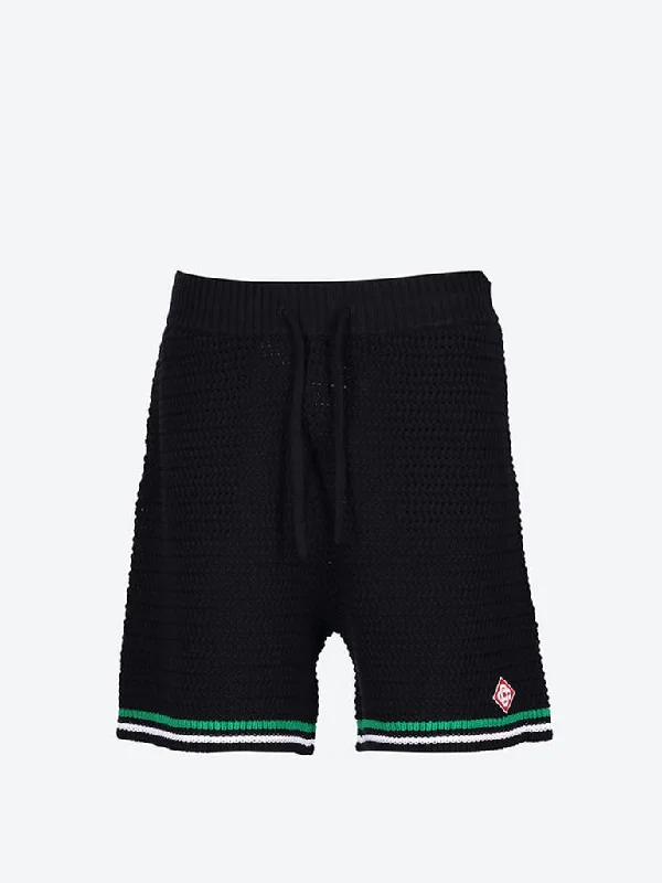 Lazy Home Knit tennis shorts
