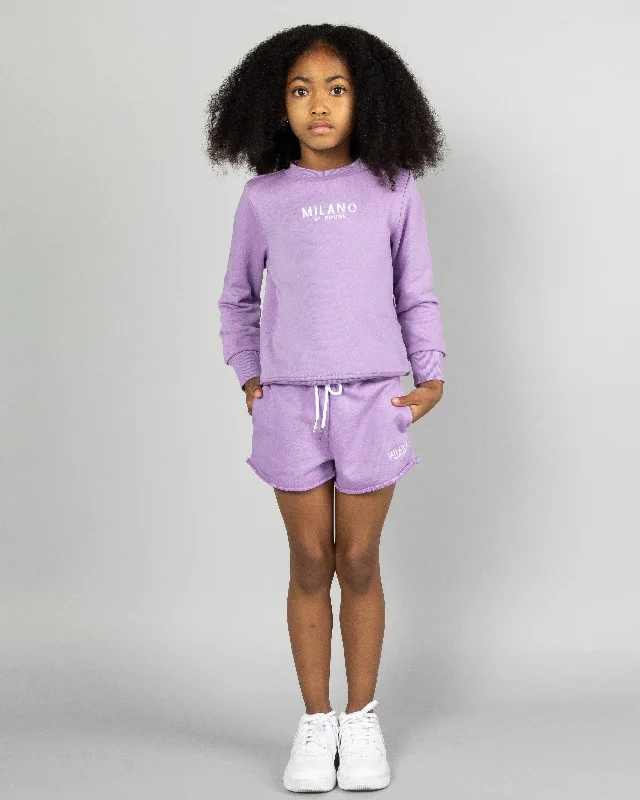 Fashionable Inner Wear Kids Girl Summer Signature Fleece Shorts (Limited Edition Colors)