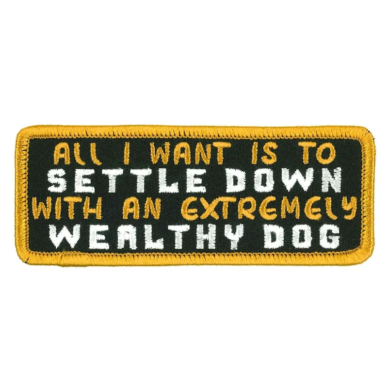 Cozy Fashion Trends Hot Leathers 4" Settle Down Dog Patch PPW1071