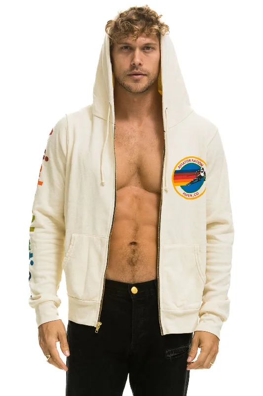 Urban Sense AVIATOR NATION ASPEN HOODIE - VINTAGE WHITE