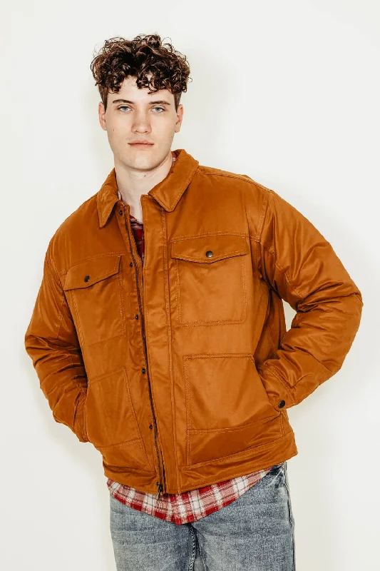 Timeless Comfort Ariat Grizzly Canvas Jacket for Men in Brown | 10046384-CHESTNUT