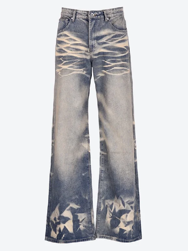 Elegant Design Flare vintage denim jeans