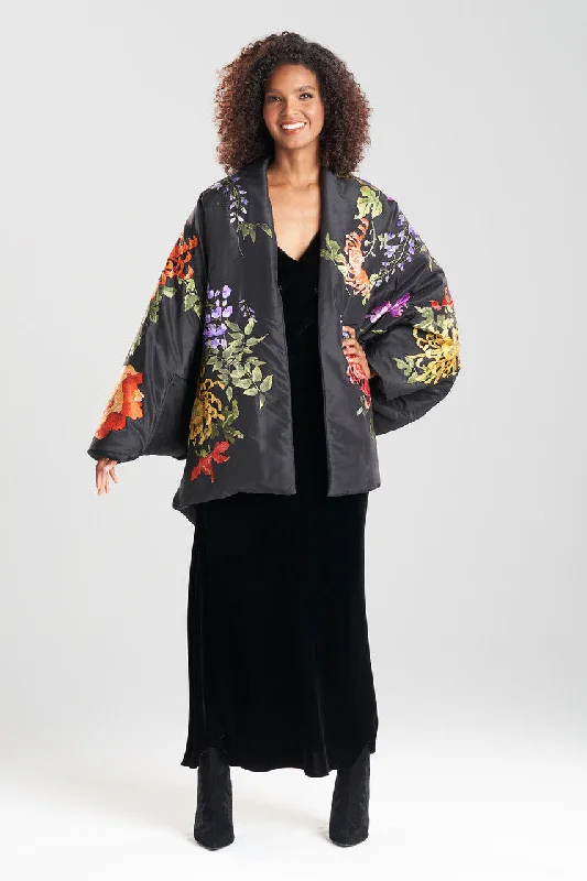 Easygoing Outfits Couture Silk Taffeta Applique Topper