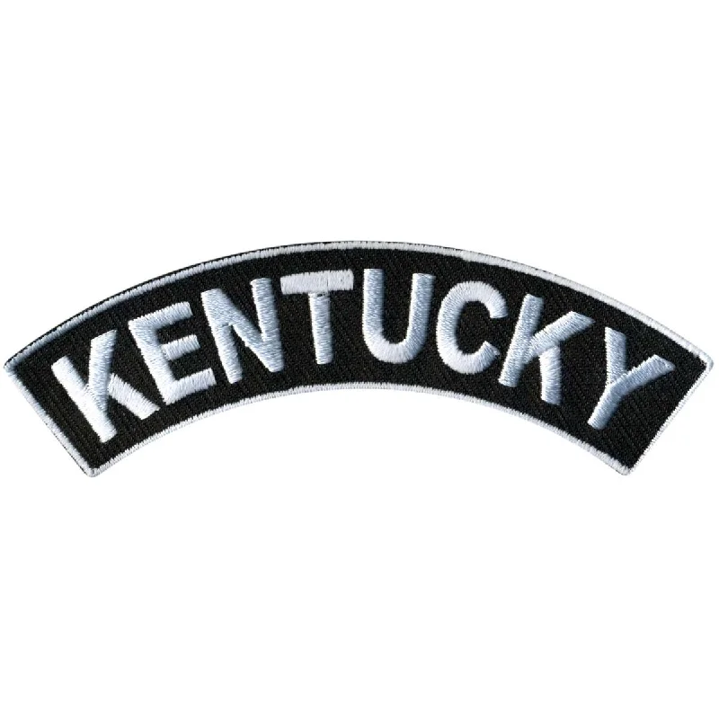Trendy Traveler Hot Leathers Kentucky 4” X 1” Top Rocker Patch PPM4034