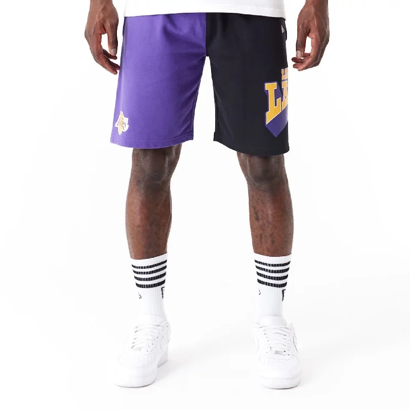 Comfy Dress LA Lakers NBA Graphic Purple Shorts