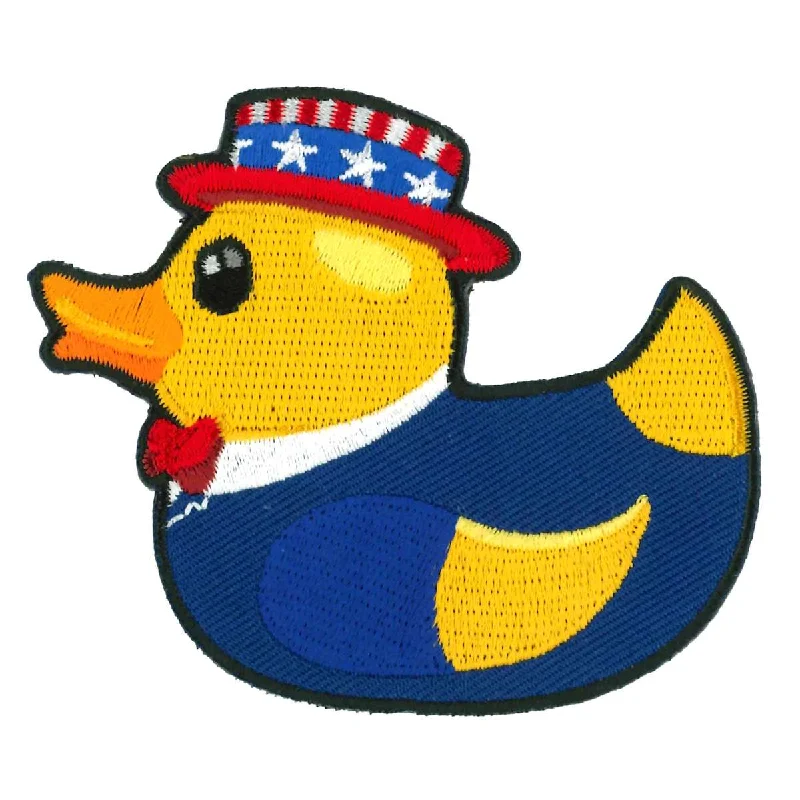 Classic Hot Leathers 3" Patriotic Rubber Duck Patch PPQ2210
