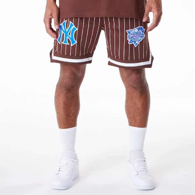 Easy Comfort Style New York Yankees Pinstripe New Era Australia Brown Shorts