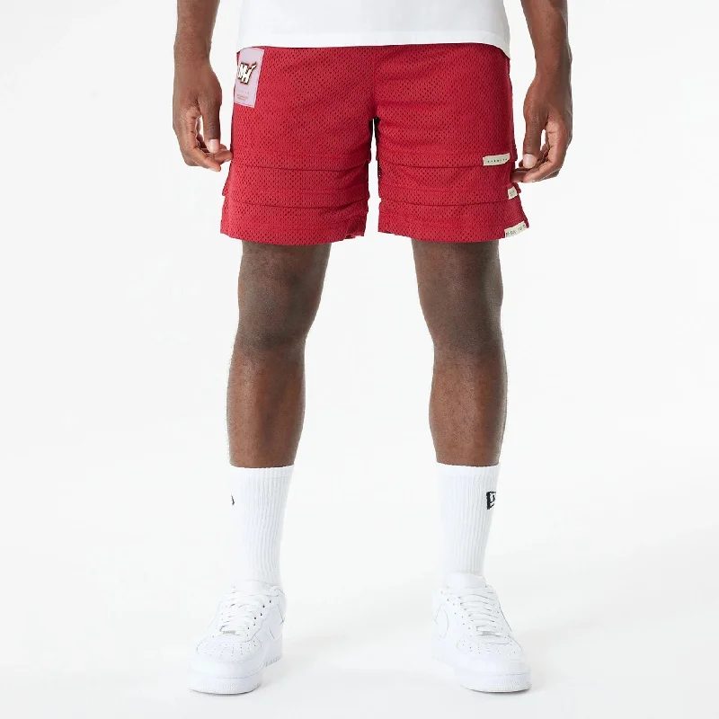 Light Layers Miami Heat Bristol Studio x NBA Dark Red Shorts