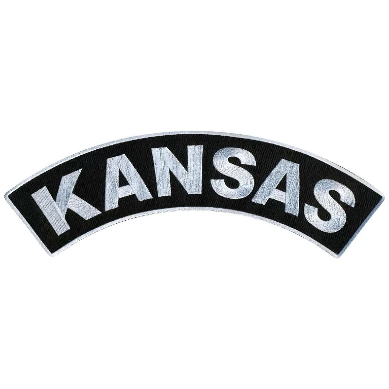 Must-have For Autumn And Winter Hot Leathers Kansas 12” X 3” Top Rocker Patch PPM4031