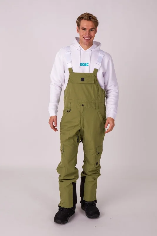 Must-have For Autumn And Winter Yeh Man Bib Pant - Khaki