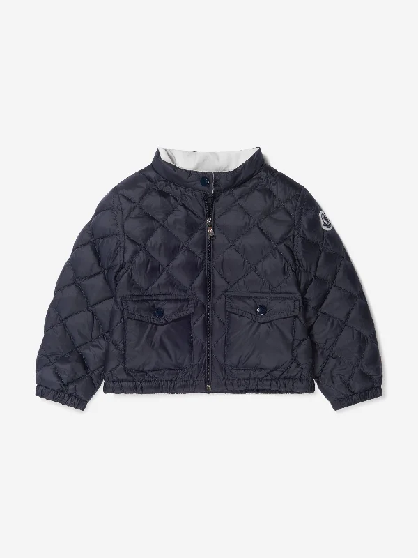 Design Perception Moncler Enfant Baby Girls Down Quilted Binic Jacket
