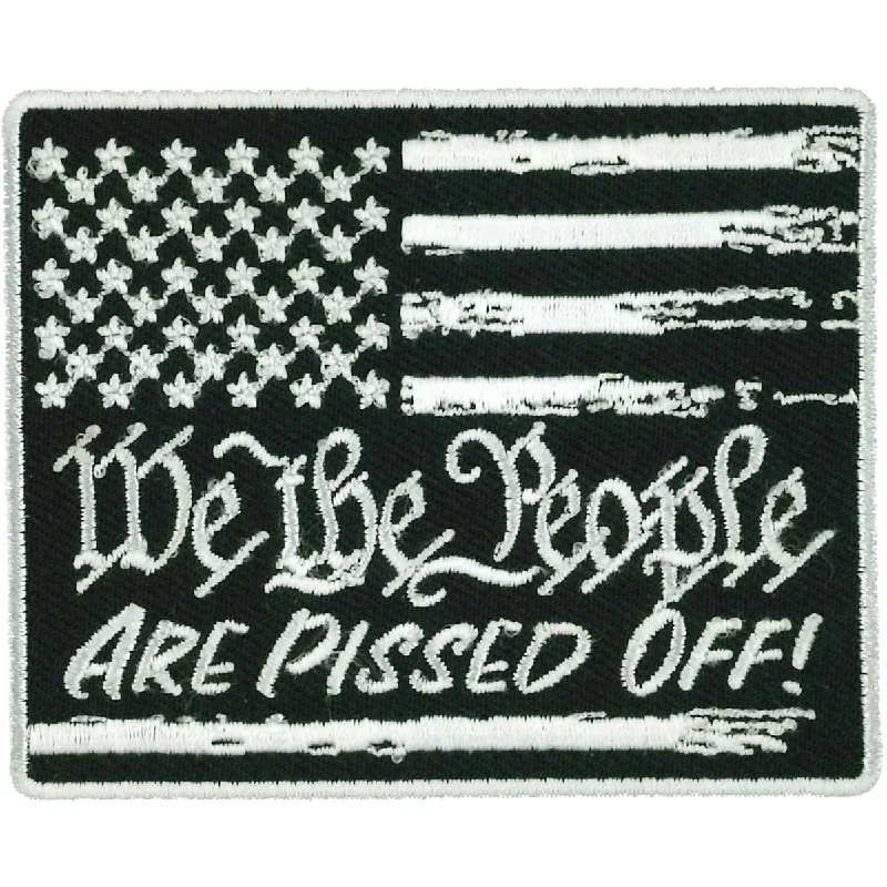 Fashion Elements Hot Leathers We The People Are Pissed Off 3" Patch PPQ2010
