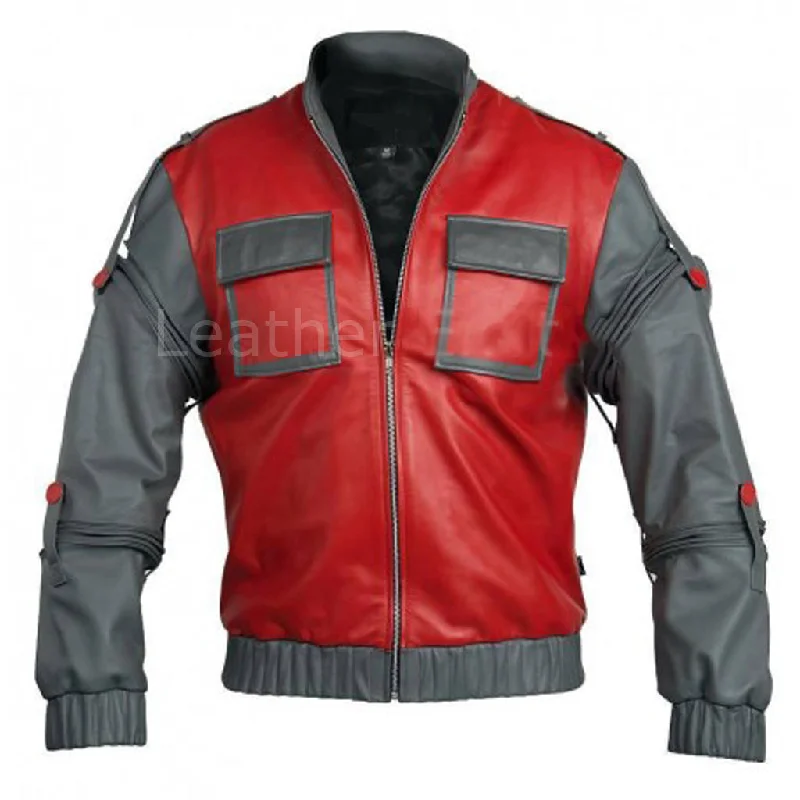 Comfortable Jackets Men Real Lambskin Motorcycle Leather Biker Jacket KM311