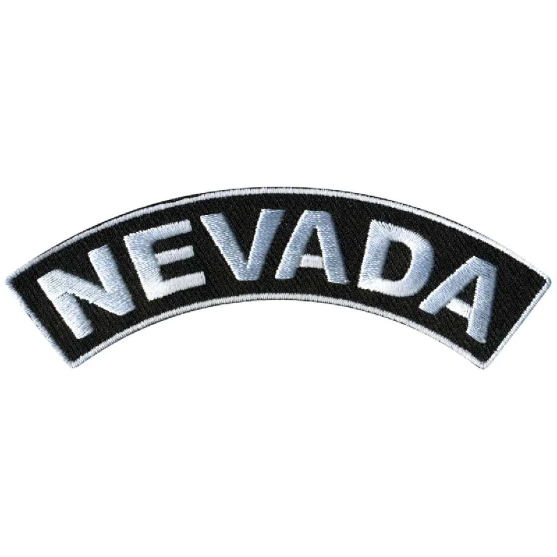 Weekend Comfort Wear Hot Leathers Nevada  4" X 1" Top Rocker Patch PPM4056
