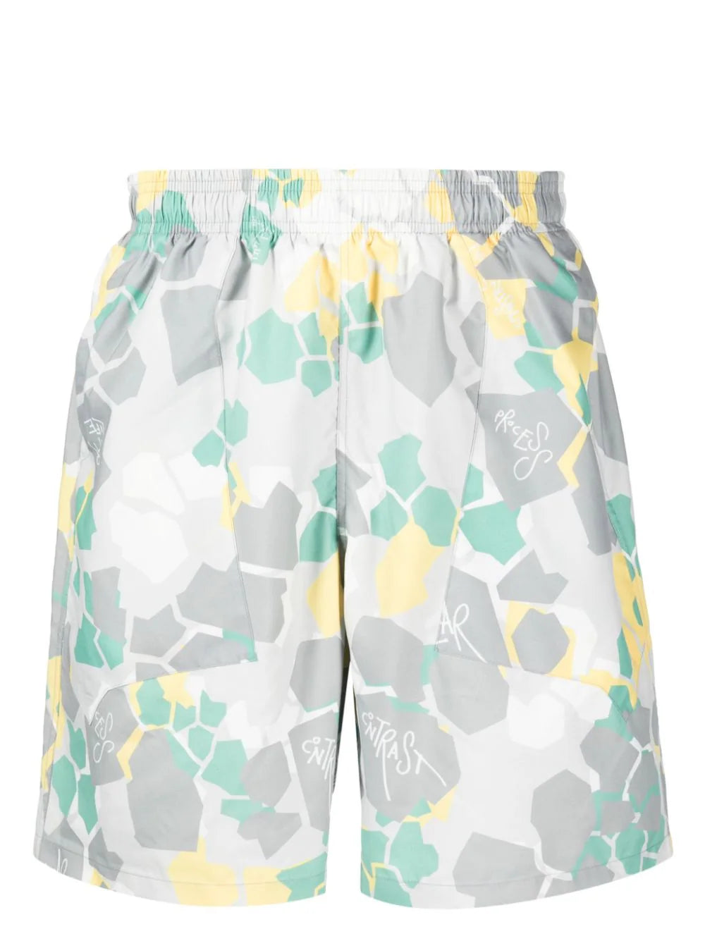 Casual Chic Looks Camouflage-Pattern Swim Shorts