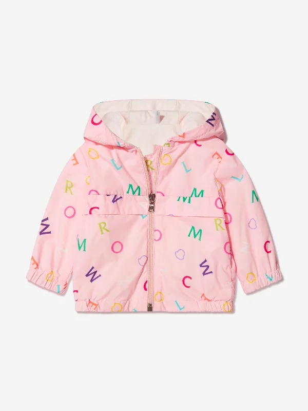Nightclub Style Moncler Enfant Baby Girls Anstey Jacket in Pink