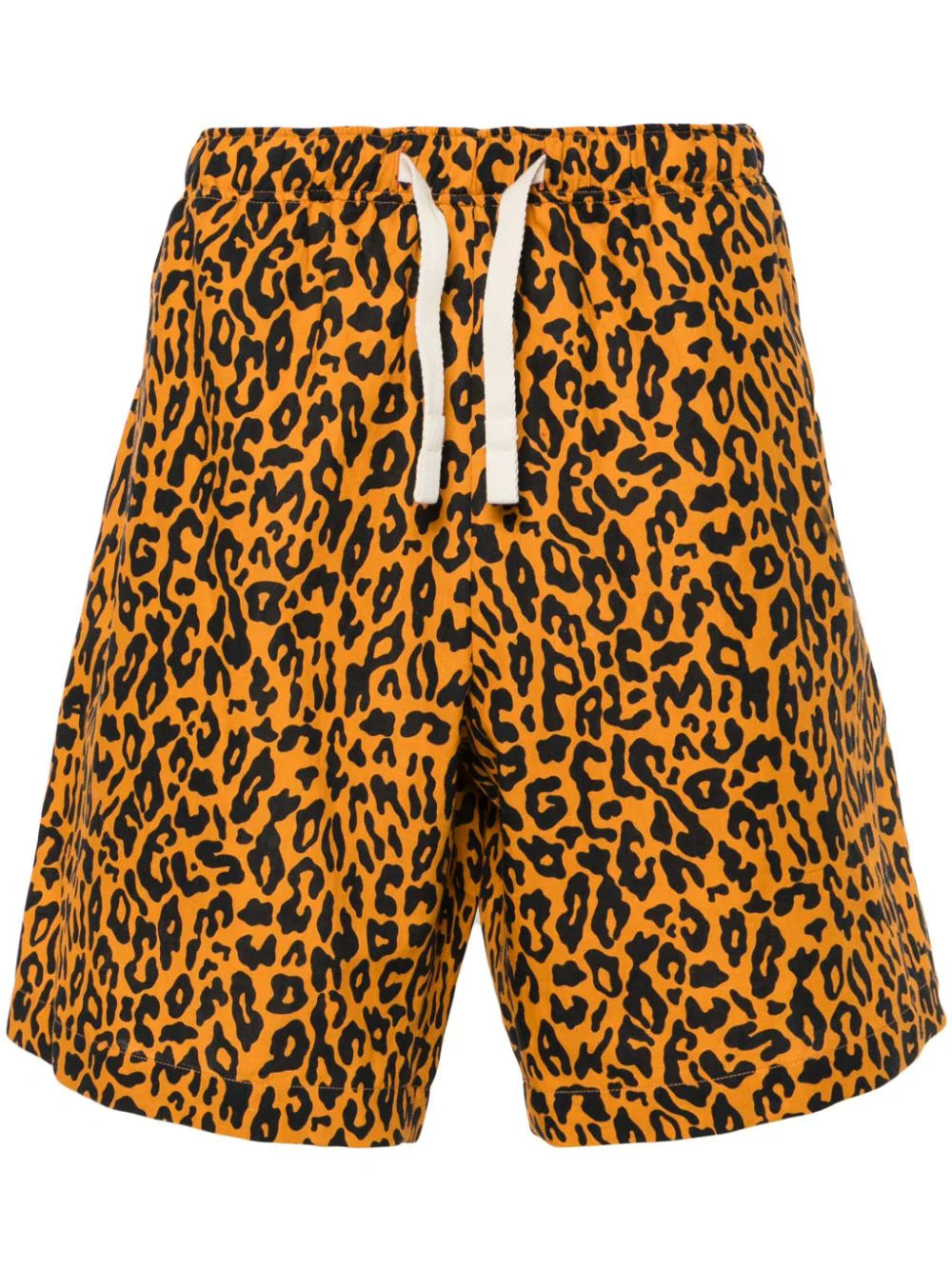 Relaxed Chic Leopard-Print Poplin Shorts
