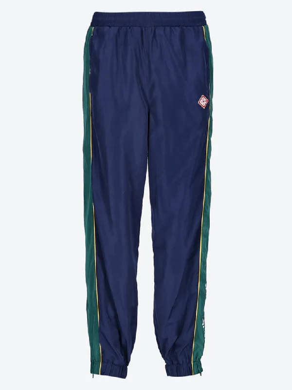 Easy-to-Wear Embroidered windbreaker pants