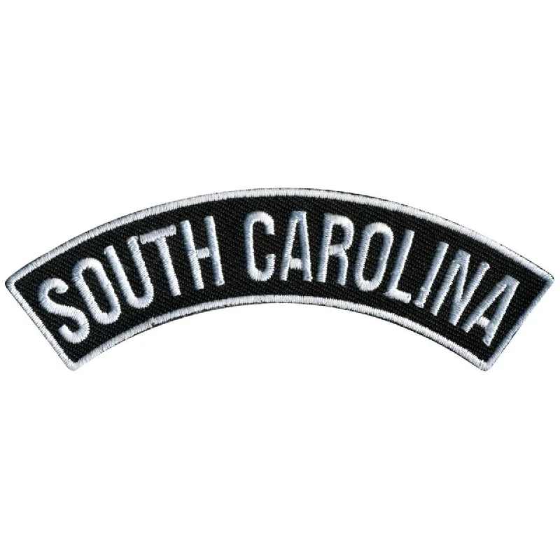 Breezy Comfort Hot Leathers South Carolina 4” X 1” Top Rocker Patch PPM4080
