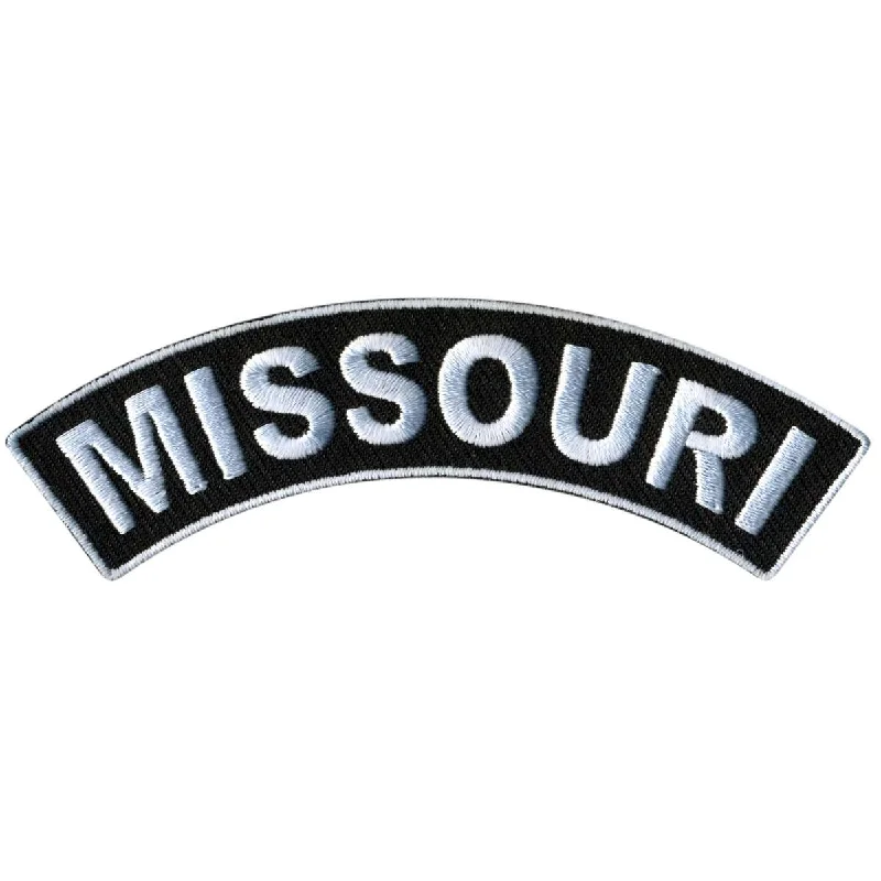 Comfortable Fitwear Hot Leathers Missouri 4” X 1” Top Rocker Patch PPM4050