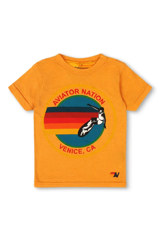 Luxury Customization KID'S AVIATOR NATION TEE - GOLD
