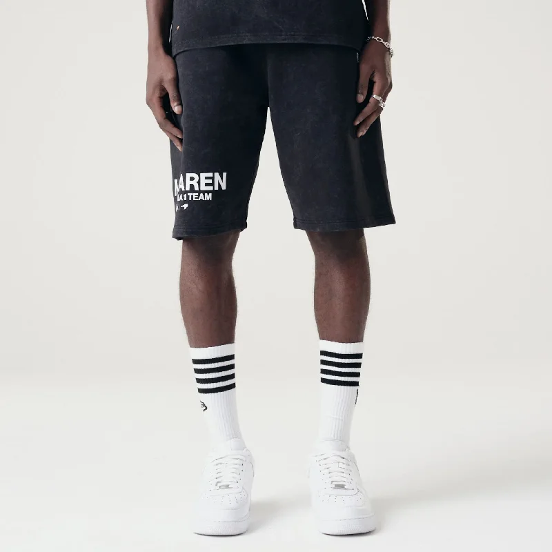 Relaxed Tops McLaren Racing Washed Pack Black Oversized Shorts