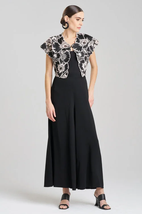 Cozy Fitting Cote D'Azur Embroidered Lace Bolero