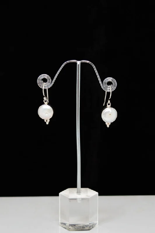 Luxury Customization White Pearl Earrings - 0011
