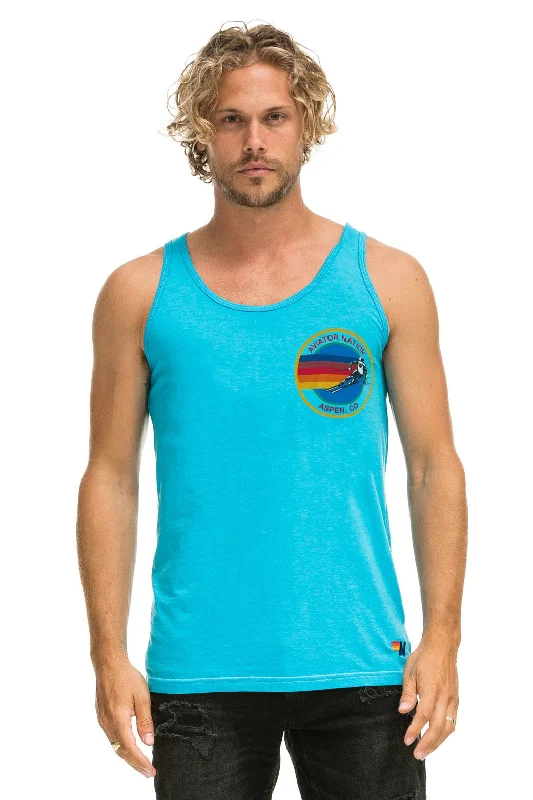 Personalized Design AVIATOR NATION ASPEN TANK - NEON BLUE