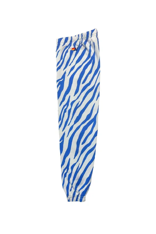 Stretch Design KIDS TIGER SWEATPANTS - BLUE TIGER