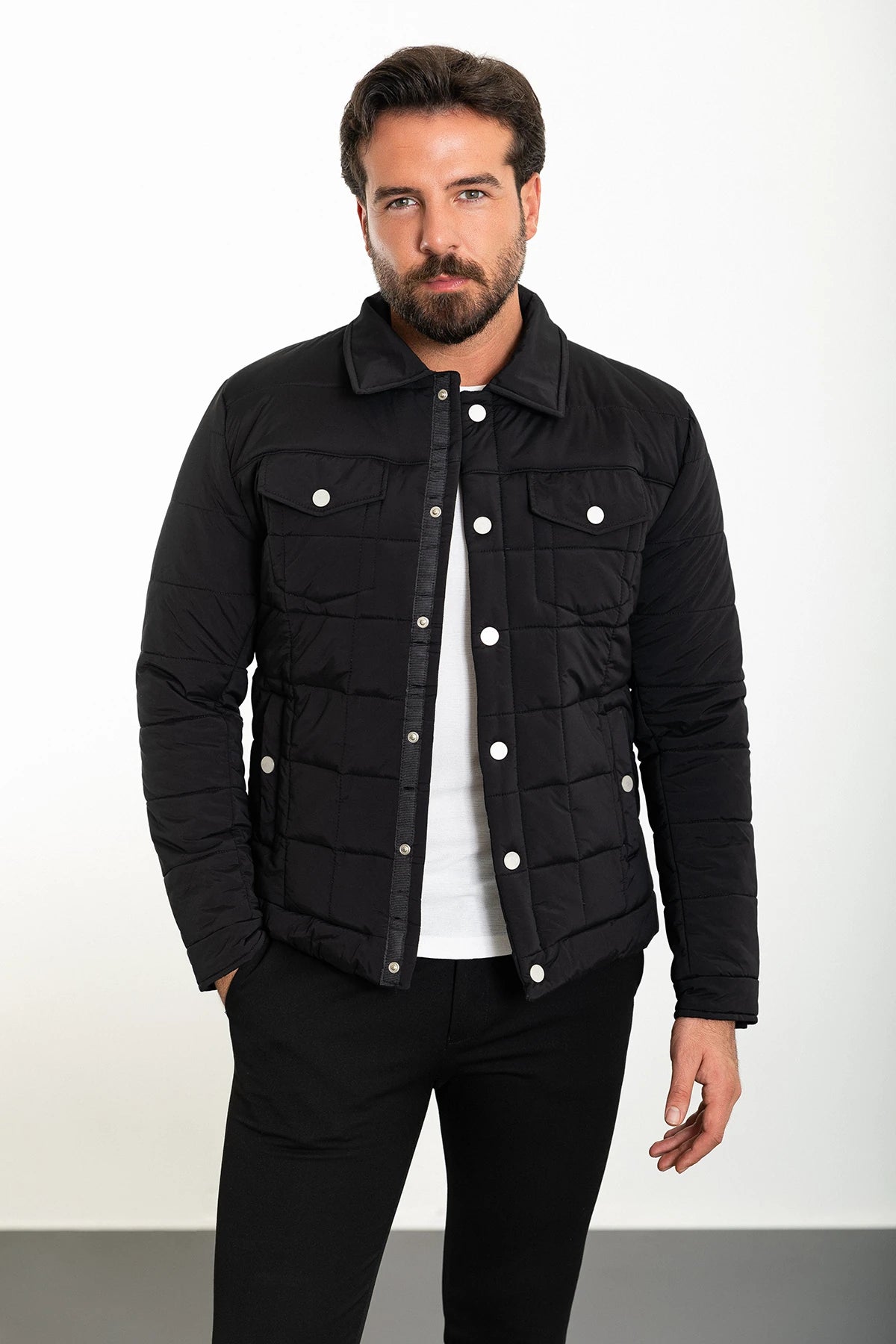 Unique Design Bojoni Capena Plain Slim Fit Jacket in 6 Colors