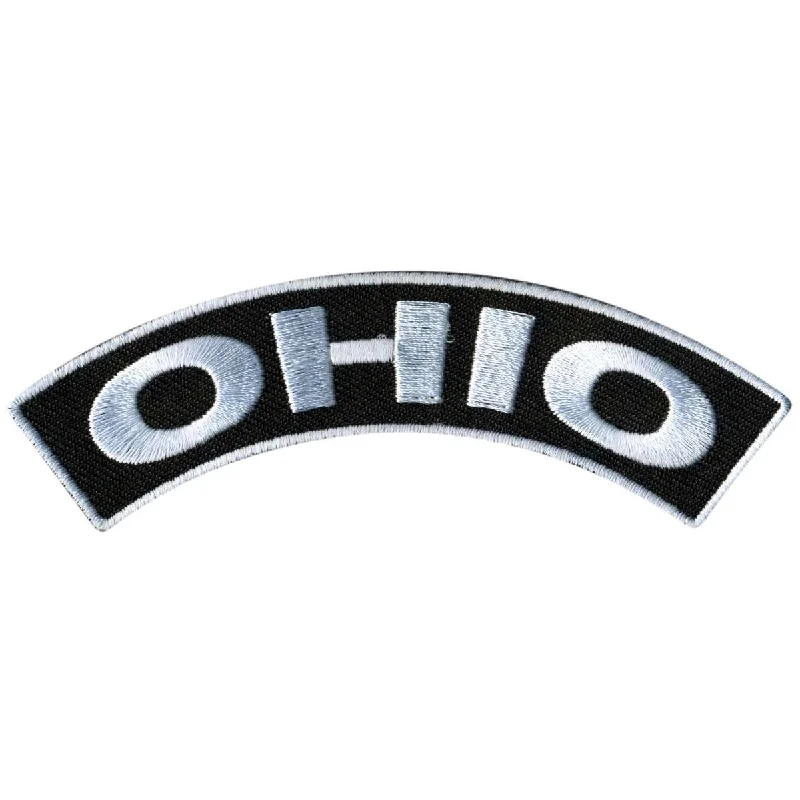 Relaxed Fashion Hot Leathers Ohio 4” X 1” Top Rocker Patch PPM4070