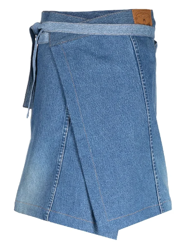 High Street Series Moonogram Denim Apron