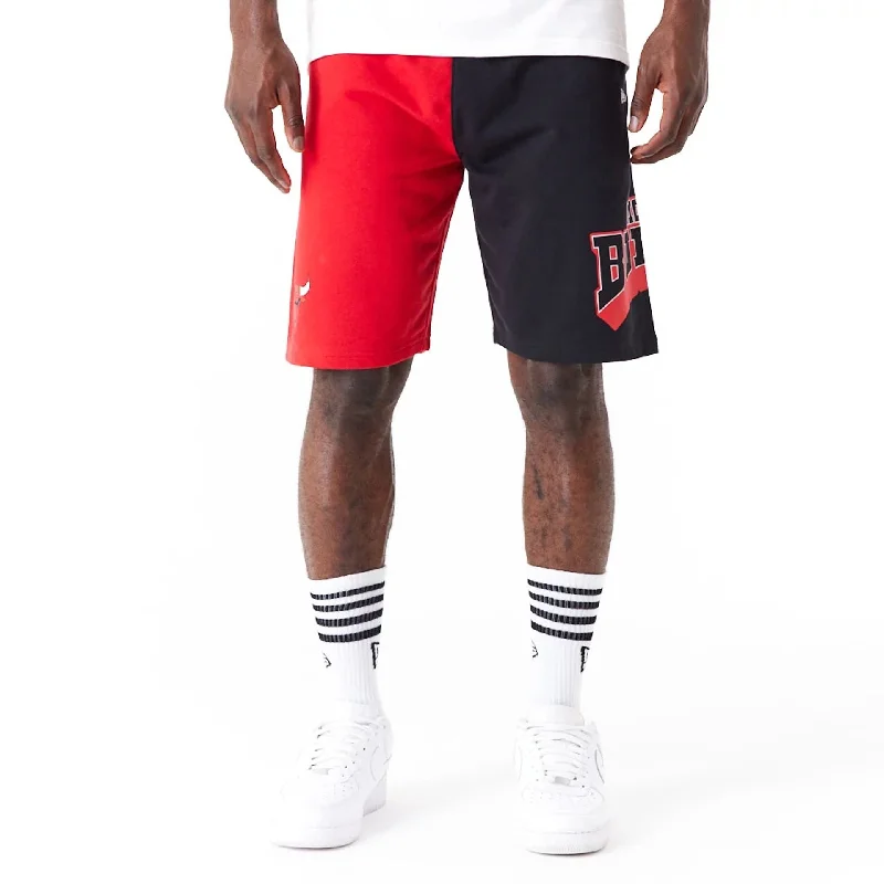 Cozy Shirts Chicago Bulls NBA Graphic Red Shorts