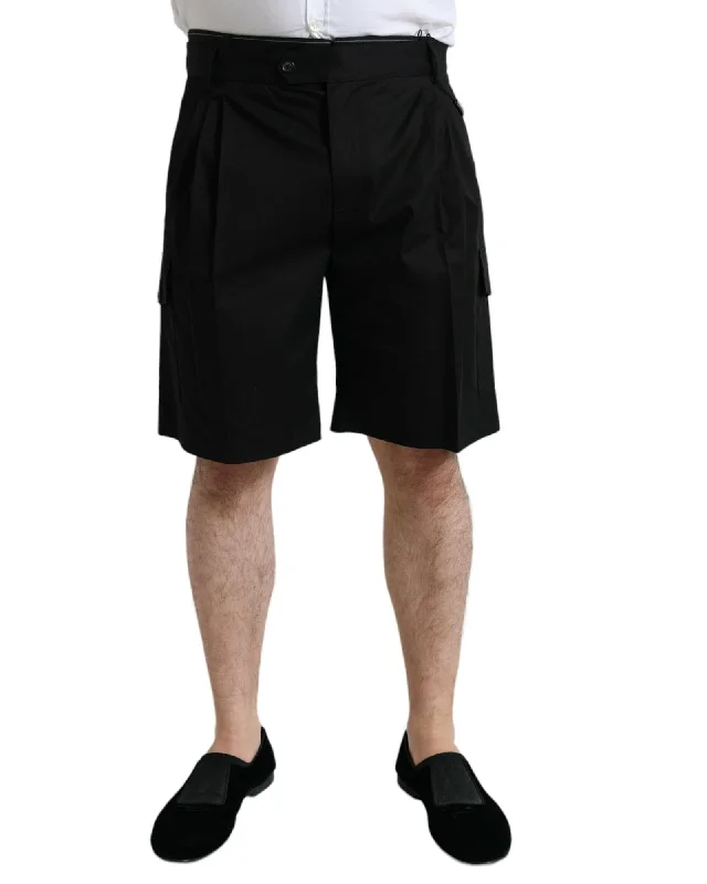 Energy Wear Dolce & Gabbana  Mens Black Cargo Shorts