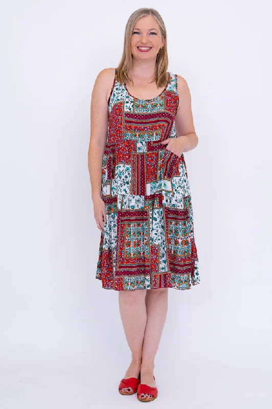 Casual Choice Kayana Dress, Tealele