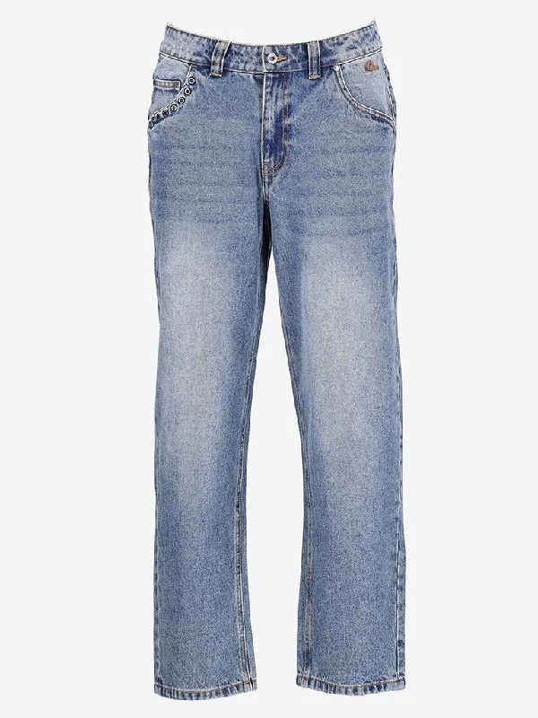 Comfortable Tops Classic relaxed denim pants