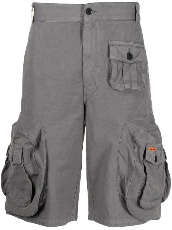 Goddess Style Cotton-Blend Cargo Shorts