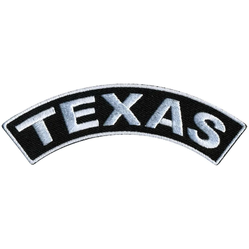Weekend Comfort Hot Leathers Texas 4” X 1” Top Rocker Patch PPM4086