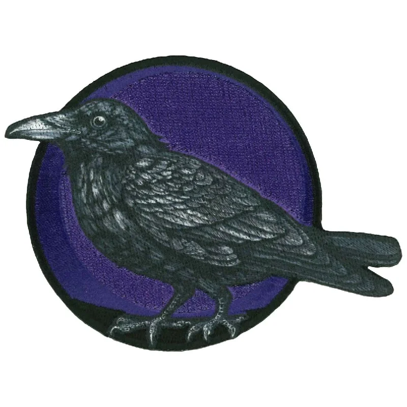 Timeless Style Hot Leathers Raven Patch 4" PPQ2113
