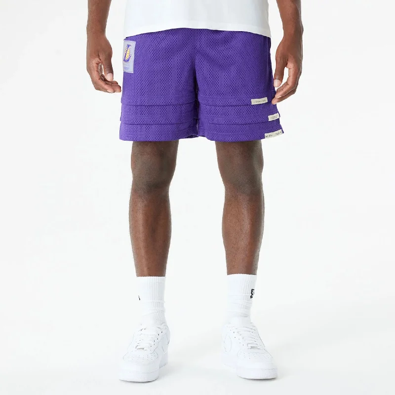 Cozy Fashion Trends LA Lakers Bristol Studio x NBA Purple Shorts
