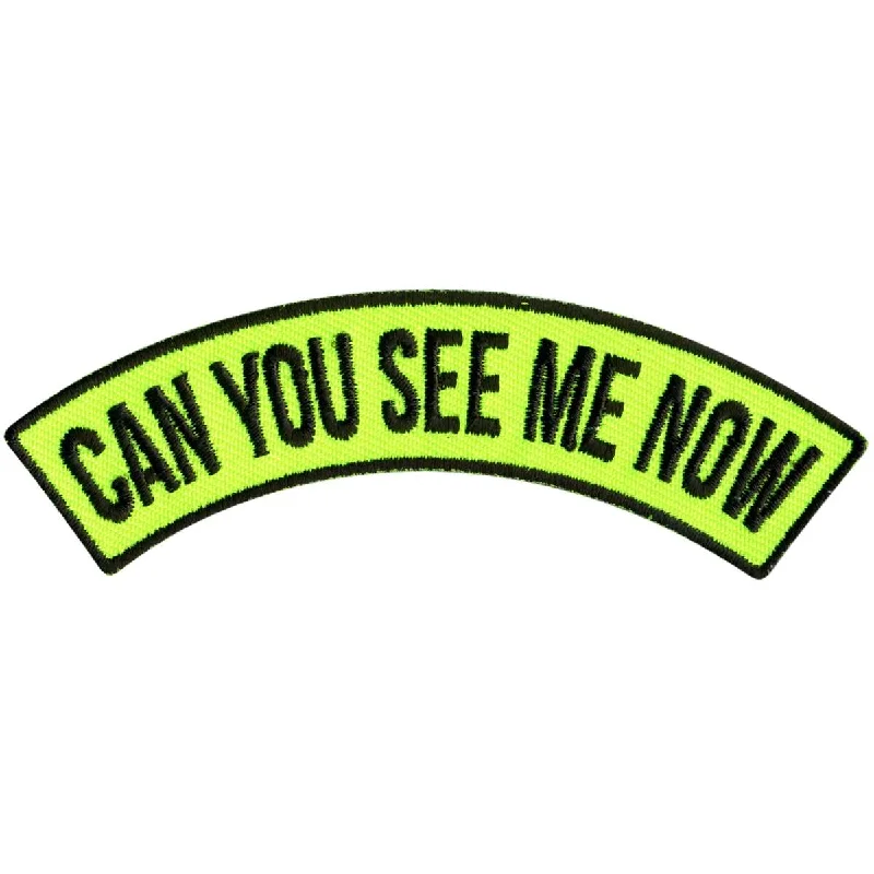Everyday Comfort Hot Leathers Can You See Me Now 4” X 1” Top Rocker Patch PPM4120